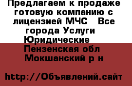 Предлагаем к продаже готовую компанию с лицензией МЧС - Все города Услуги » Юридические   . Пензенская обл.,Мокшанский р-н